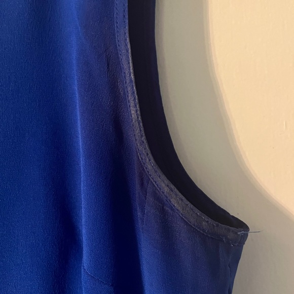 Madewell blue silk dress - Picture 6 of 7